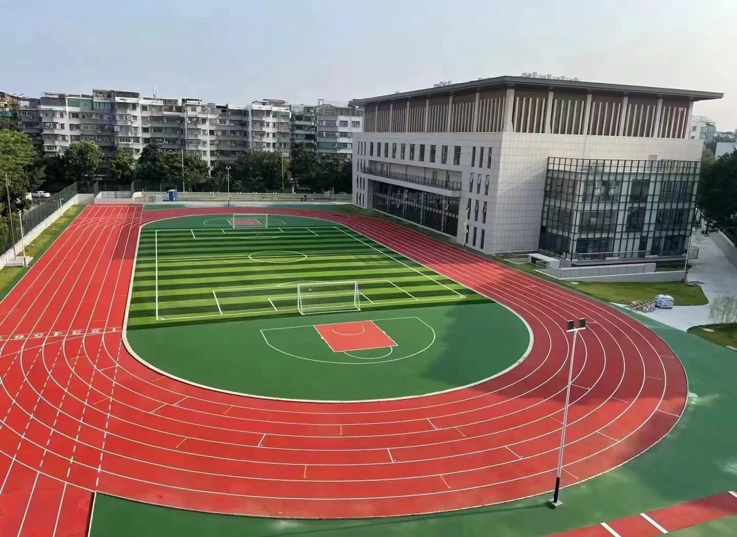 六安市塑胶跑道材料塑胶篮球场 - 方案